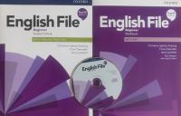 English File Beginner. Fourth Edition. Комплект: Student's Book + Workbook with key + CD
